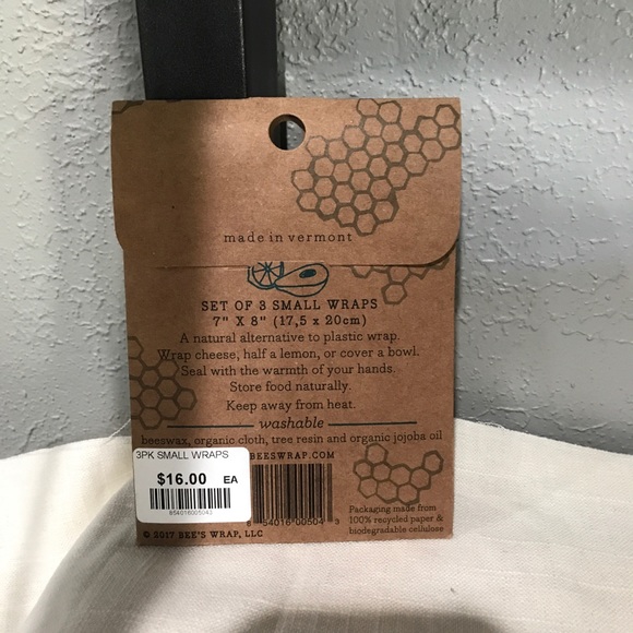 Beeswraps Beeswax Reusable Food Wraps - Picture 2 of 2